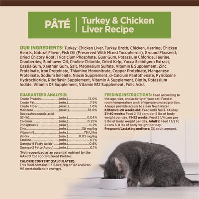 Bundle: Wellness CORE Natural Grain-Free Turkey & Chicken Liver Pate Canned Kitten Food, 3-oz, case of 12 + Wellness CORE Grain-Free Salmon, Whitefish & Herring Pate Canned Kitten & Cat Food, 3-oz, case of 12