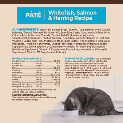 Bundle: Wellness CORE Natural Grain-Free Turkey & Chicken Liver Pate Canned Kitten Food, 3-oz, case of 12 + Wellness CORE Grain-Free Salmon, Whitefish & Herring Pate Canned Kitten & Cat Food, 3-oz, case of 12