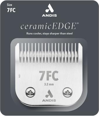 Bundle: Andis CeramicEdge Detachable Blade, #10, 1/16" - 1.5mm + CeramicEdge Detachable Blade, #7FC, 1/8" - 3.2mm