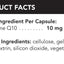 Coenzyme Q10 10 mg Capsules Heart Supplement for Cats & Dogs, 100 count