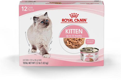 Feline Health Nutrition Kitten Thin Slices in Gravy Wet Cat Food, 3-oz can, case of 24
