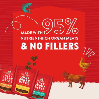 Just Jerky Bites Real Chicken Recipe Grain-Free Dog Treats, 6-oz bag