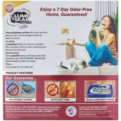 Paquete: Kit difusor de feromonas calmantes Feliway Optimum para gatos + Arena aglomerante de arcilla Arm & Hammer Clump & Seal con aroma para múltiples gatos