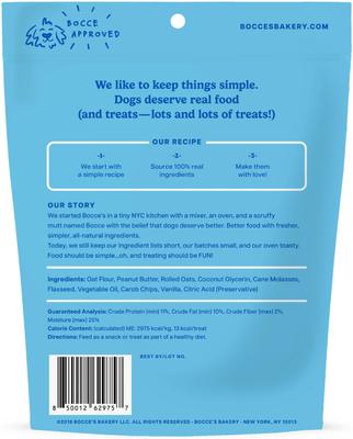 Campfire S'mores Peanut Butter, Carob & Vanilla Recipe Dog Treats, 6-oz bag