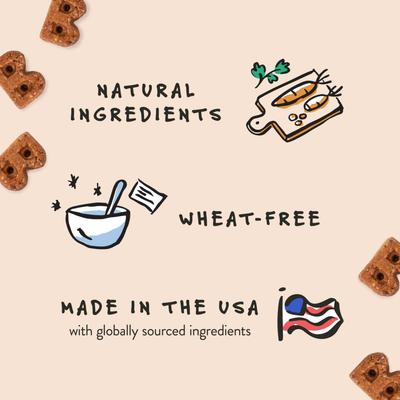 Pumpk'n Spice Pumpkin, PB & Cinnamon Recipe Dog Treats, 6-oz bag