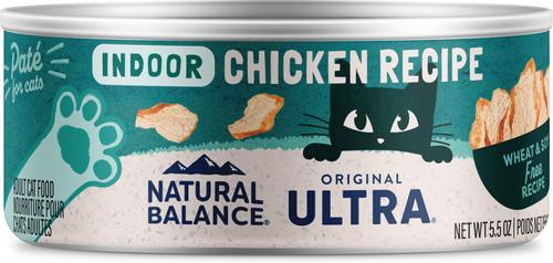 Ultra Premium Indoor Chicken Formula Canned Cat Food, 5.5-oz, case of 24