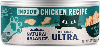 Ultra Premium Indoor Chicken Formula Canned Cat Food, 5.5-oz, case of 24