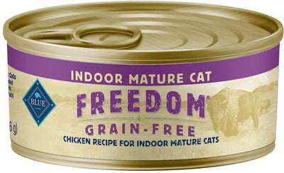 Freedom Indoor Mature Chicken Recipe Grain-Free Canned Cat Food, 5.5-oz, case of 24