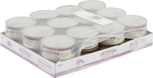Freedom Indoor Mature Chicken Recipe Grain-Free Canned Cat Food, 5.5-oz, case of 24