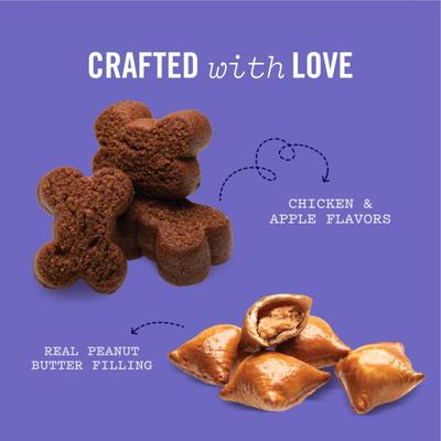 Snacks Jar Pet-zel Bites & Woofers Variety Pack Dog Treats, 49-oz pack