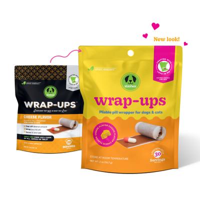 Wrap-Ups Cheese Pill Wrapper Dog & Cat Treat, 30 count