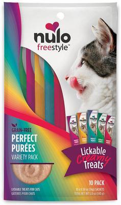 Freestyle Perfect Purees Tuna & Scallop Recipe Grain-Free Lickable Cat Treats, 0.5-oz, case of 48