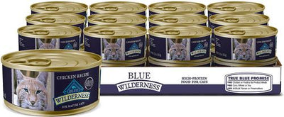 Wilderness Adult 7+ Chicken Recipe High-Protein Grain-Free Pate Wet Cat Food, 5.5-oz can, case of 24