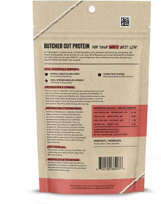 Bundle: Vital Essentials Chicken Breast Treats + Chicken Hearts Freeze-Dried Raw Dog Treats