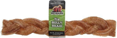 Premium 7" Braided Bully Sticks Dog Treats, 1 count