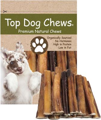 Jumbo Bully Sticks Dog Treats, 6-in, case of 20