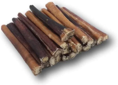 Jumbo Bully Sticks Dog Treats, 6-in, case of 20