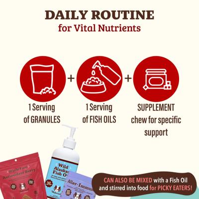 Antioxidant Berry Granules Dog Supplement, 8.47-oz bag