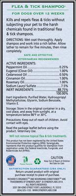 Flea & Tick Shampoo, 12-fl oz bottle