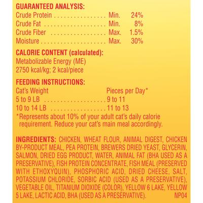 Golosinas Irresistibles de salmón suave para gatos, bolsa de 3 oz, paquete de 2