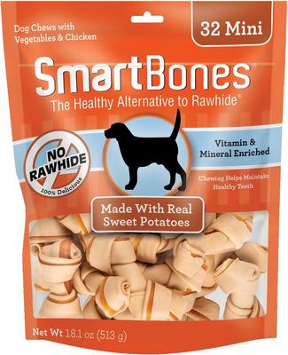 Sweet Potato Mini Dog Treats, 32 count