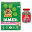 Paquete: Alimento seco Iams ProActive Health para adultos de razas pequeñas + Snacks Milk-Bone Mini's con sabor a carne de res, pollo y tocino