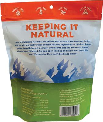 Chicken & Sweet Potato Jerky Dog Treats, 16-oz bag