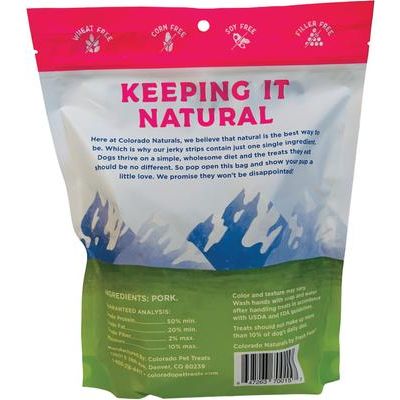 Golosinas de cecina de tocino para perros, bolsa de 16 oz