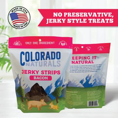 Bacon Jerky Dog Treats, 16-oz bag