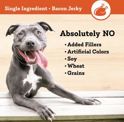 Bacon Jerky Dog Treats, 16-oz bag