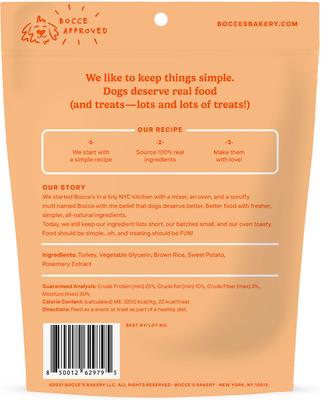 Grazers Turkey Jerky Dog Treats, 4-oz pouch
