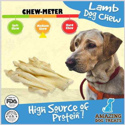 Lamb Cheek Strips Dog Treats, 8-oz bag