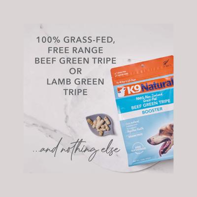 Beef Green Tripe Booster Digestive Supplement for Dogs, 8.8-oz bag