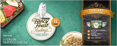 Medleys Tuscany Collection Pack Canned Cat Food, 3-oz, case of 12