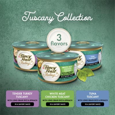 Medleys Tuscany Collection Pack Canned Cat Food, 3-oz, case of 12
