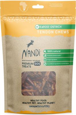 Karoo Ostrich Tendon Dog Chew, 20-oz bag