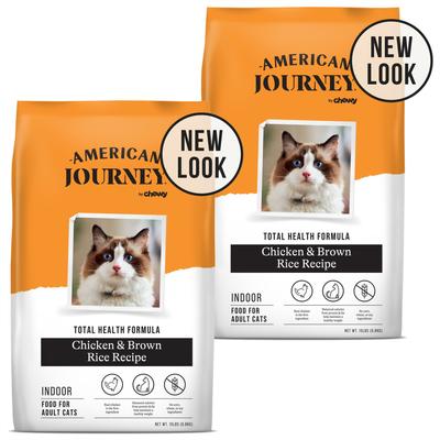 Indoor Cat Total Health Formula Chicken & Brown Rice Recipe Dry Cat Food, 45-lb bundle