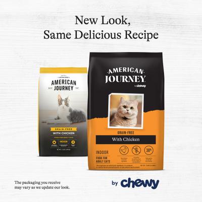 Indoor Recipe with Chicken Grain-Free Dry Cat Food, 24-lb bundle