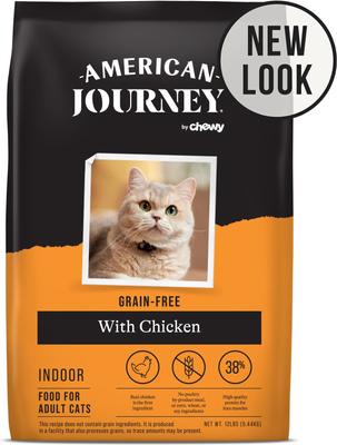 Indoor Recipe with Chicken Grain-Free Dry Cat Food, 24-lb bundle