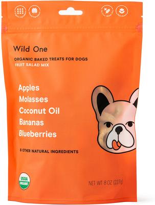 Organic Fruit Salad Baked Dog Treats, 8-oz bag