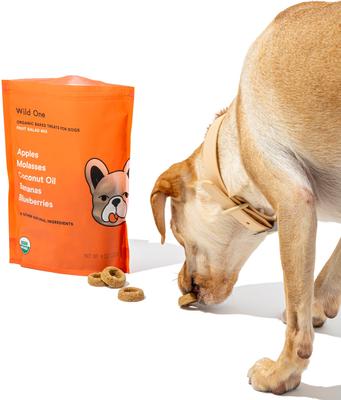 Organic Fruit Salad Baked Dog Treats, 8-oz bag