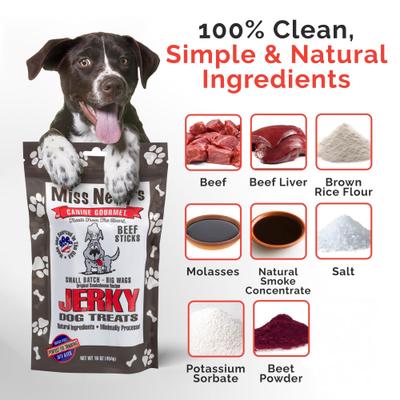 Canine Gourmet Beef Sticks Jerky Dog Treats, 16-oz bag