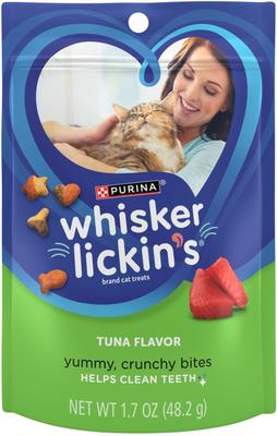 Tuna Flavor Crunchy Cat Treats, 10-oz bag