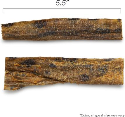 Beams Ocean Chews Wolfish Skins Dehydrated Dog Treats, Small, 3.25-oz bag, bundle of 2