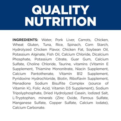 c/d Multicare Stress Urinary Care Vegetable & Tuna Stew Wet Cat Food, 2.9-oz can, 24 count