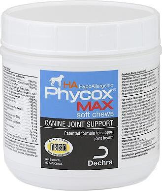MAX HypoAllergenic HA Soft Chews Joint Supplement for Dogs, 90 count