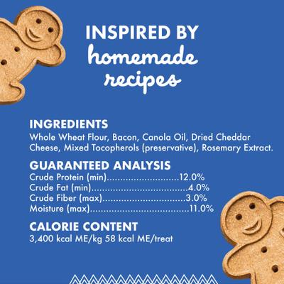 Bundle: Buddy Biscuits Original Oven Baked with Peanut Butter + Bacon & Cheese Oven Baked Dog Treats