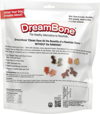 Farm Animal Chews Dog Treats, 6 count