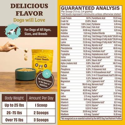 Super Seed Granules Dog Supplement, 8.47-oz bag