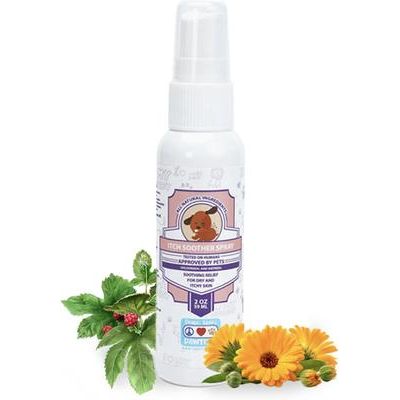 Hidratante orgánico hipoalergénico para perros que alivia la picazón, botella de 2 onzas líquidas
